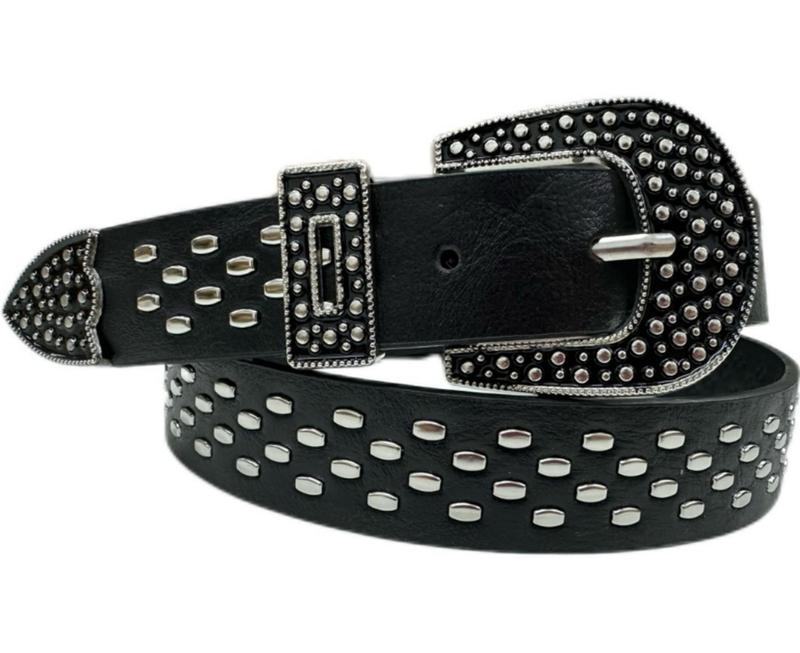Cinto Country Unissex Cowboys Detalhe Bolinhas Zx-m-07 - Cinto